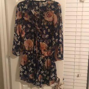 Mumu Tillie Tie Romper